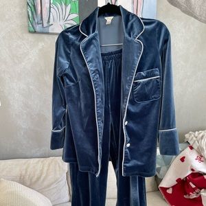 Velvet outside and silk inside pajamas